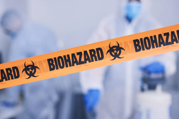 Professional Biohazard Cleanup technician working in Merion Station, PA
